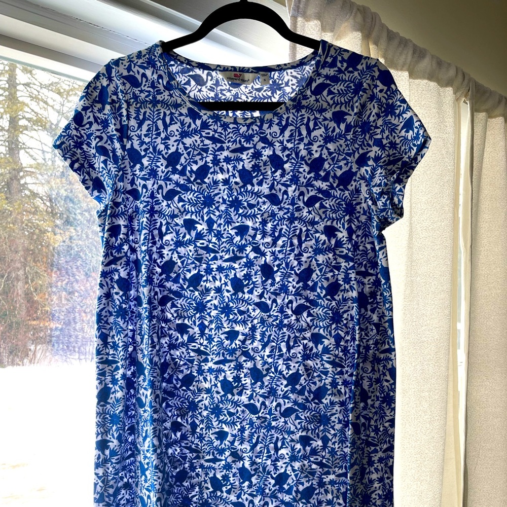 Womens Vineyard Vines Cotton Tshirt Dress